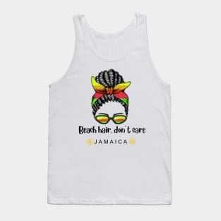 Beach Hair Don't Care Jamaica Tank Top